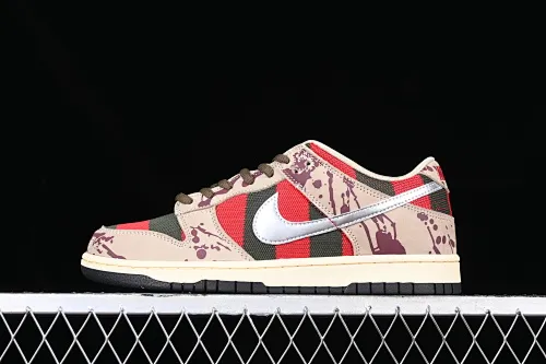 All Categories Nk SB Dunk Series Nk SB Dunk Low Low-top sneakers Pure original version Nk Dunk SB Low "Freddy Krueger" A Nightmare on Elm Street SB low-top sports and leisure sneakers 313170-202